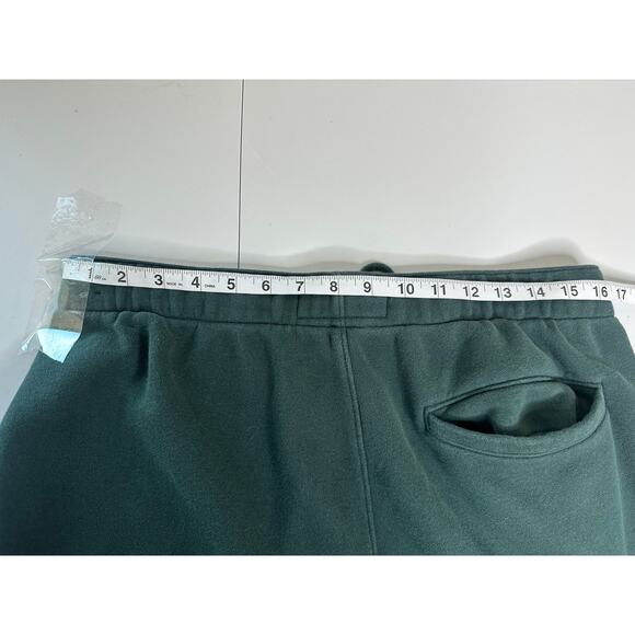 Abercrombie & Fitch Forest Green Sweatpants Elastic Drawstring Waist Casual L - Picture 11 of 11